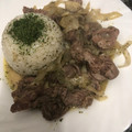 El cooksnap de maybe cuando hizo Mollejas de pollo encebolladas con vino.
