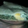El cooksnap de Gaby Martusciello cuando hizo Pascualina fácil con espinacas crudas.