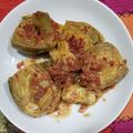 El cooksnap de Alex JC cuando hizo Alcachofas con jamón.