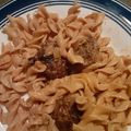 Lindsey's cooksnap of when they made Ground Beef Stroganoff.