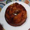 El cooksnap de Carolina✨ cuando hizo MINI Torta  invertida de Manzana y chisp de chocolate.