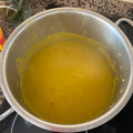 El cooksnap de Laura cuando hizo Crema de zanahoria, naranja y romero.