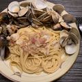吳嘉宏 的 【Lin's Bistro】蒜味蛤蜊義大利麵 cooksnap