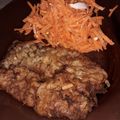 El cooksnap de david luna cuando hizo Milanesas marineras.