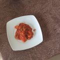 El cooksnap de MELY CATERING cuando hizo Cuaresma: Filete de pescado en salsa de guajillo.