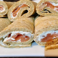 El cooksnap de Irene-Guirao cuando hizo Pitas proteicas rellenas de Salmón ahumado, canónigos y queso.