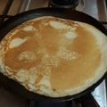 El cooksnap de Vicky Viera cuando hizo Panqueques fáciles.