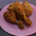 El cooksnap de Erica Schmidt cuando hizo Pollo frito como en KFC.