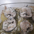 El cooksnap de Araceli Garcia Armero cuando hizo Rodajas de merluza con patatas cebolla y pimiento.