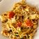 La cooksnap de Lily Cobos cuando cocinó Pasta integral con pollo y espinacas