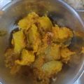 Citra का कुकस्नैप जब उन्होंने कद्दू की सब्जी (kaddu ki sabzi recipe in Hindi) बनाया था।