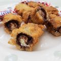 Mónika Gyurászné Cooksnap-ja, amikor elkészítette a(z) Rántott túrórudi receptet.