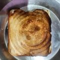 Nithya Rose's cooksnap of when they made சிம்பிள் பிரெட் டோஸ்ட்.