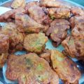 Sushma Sachin Sharma's cooksnap of when they made Methi ke Aloo Bhajiye.