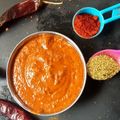 Pinky Jain's cooksnap of when they made Red chilli chutney.