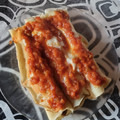 El cooksnap de Silvia Nasif cuando hizo Canelones de acelga, queso y ricotta con salsa bolognesa y bechamel. Gratinados 🍷🍽️.