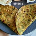 Oindrila Majumdar's cooksnap of when they made মেথি পরাঠা (methi paratha recipe in Bengali).