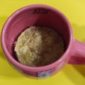 Cooksnap de Camila Lucena Lima quando cozinhou Bolo de banana e chocolate de caneca (sem açúcar).