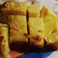 El cooksnap de Virginia Sabbadin cuando hizo Sopa paraguaya.