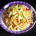 Amisha's cooksnap of when they made ভেজ চাউমিন (veg chow mein recipe in Bengali).