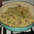 El cooksnap de Vane Gabutti cuando hizo Arroz chaufán.