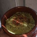 El cooksnap de Iara De la Serna cuando hizo Hummus de arvejas.