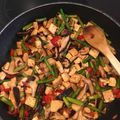 El cooksnap de FerRun Galceran cuando hizo Tofu con setas shiitake y espárragos trigueros en salsa de soja.