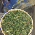 El cooksnap de Alicia Devoto cuando hizo Tarta de espinacas y calabaza.