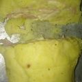 El cooksnap de Lu Lozano cuando hizo Arrollado de puré con verduras salteadas, jamón y queso.