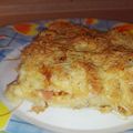 Cooksnap από Φωτεινή στη συνταγή Κανταΐφι σουφλέ με τυριά, ζαμπόν