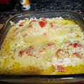 El cooksnap de Anto Demosgracia cuando hizo Salmón en crema parmesano al microondas.