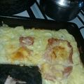 El cooksnap de Mariana Casa cuando hizo Pastel de papa, jamón y muzzarella.