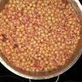 El cooksnap de Ángel cuando hizo Garbanzos con beicon.