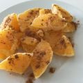 El cooksnap de Irene-Guirao cuando hizo Naranjas con miel y canela.