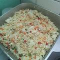 El cooksnap de Zaira Martinez cuando hizo Arroz Chaufa con verduras.