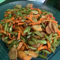 Cooksnap dari Ajeng Angellina untuk resep Tumis buncis wortel bakso sosis dengan saus tiram