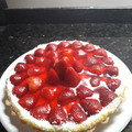 El cooksnap de Paola Arace cuando hizo Tarta de frutilla con crema pastelera.