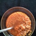 El cooksnap de Ruthy León cuando hizo Lentejas con arroz.