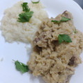El cooksnap de Leonardo Garcia cuando hizo Blanquette de veau al champiñón (ternera).