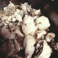 El cooksnap de Crina Baciu cuando hizo Pollo al ajillo para torpes.