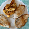 El cooksnap de Laura cuando hizo Filetes de pechuga de pollo marinados en zumo de limón al eneldo.