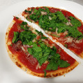 El cooksnap de MaryGlory cuando hizo Pizza mediterránea de jamón y espinaca fresca 🍕🌿.