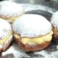 El cooksnap de Andrea cuando hizo Berlinas rellenas de chocolate y donuts caseros.