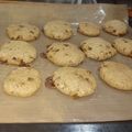 El cooksnap de celeste cuando hizo Galletas con chispas de chocolate.