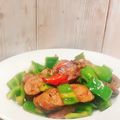 姚佩妘 的 青椒炒小香腸 cooksnap
