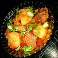 Kulsoom Ikram's cooksnap of when they made 3 spice aalo gosht.