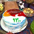کوک اسنپ Saeideh بعد از امتحان کردن کیک کاکائویی.