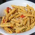 El cooksnap de Saúl cuando hizo Espaguetis con ajo, aceite y guindilla (Spaghetti aglio, olio e peperoncino).