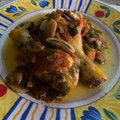 El cooksnap de Juan Antonio Revilla Sánchez cuando hizo Jamoncitos de pollo con champiñones.