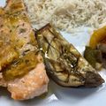 El cooksnap de Marieta cuando hizo Salmón a la naranja al horno con miel.